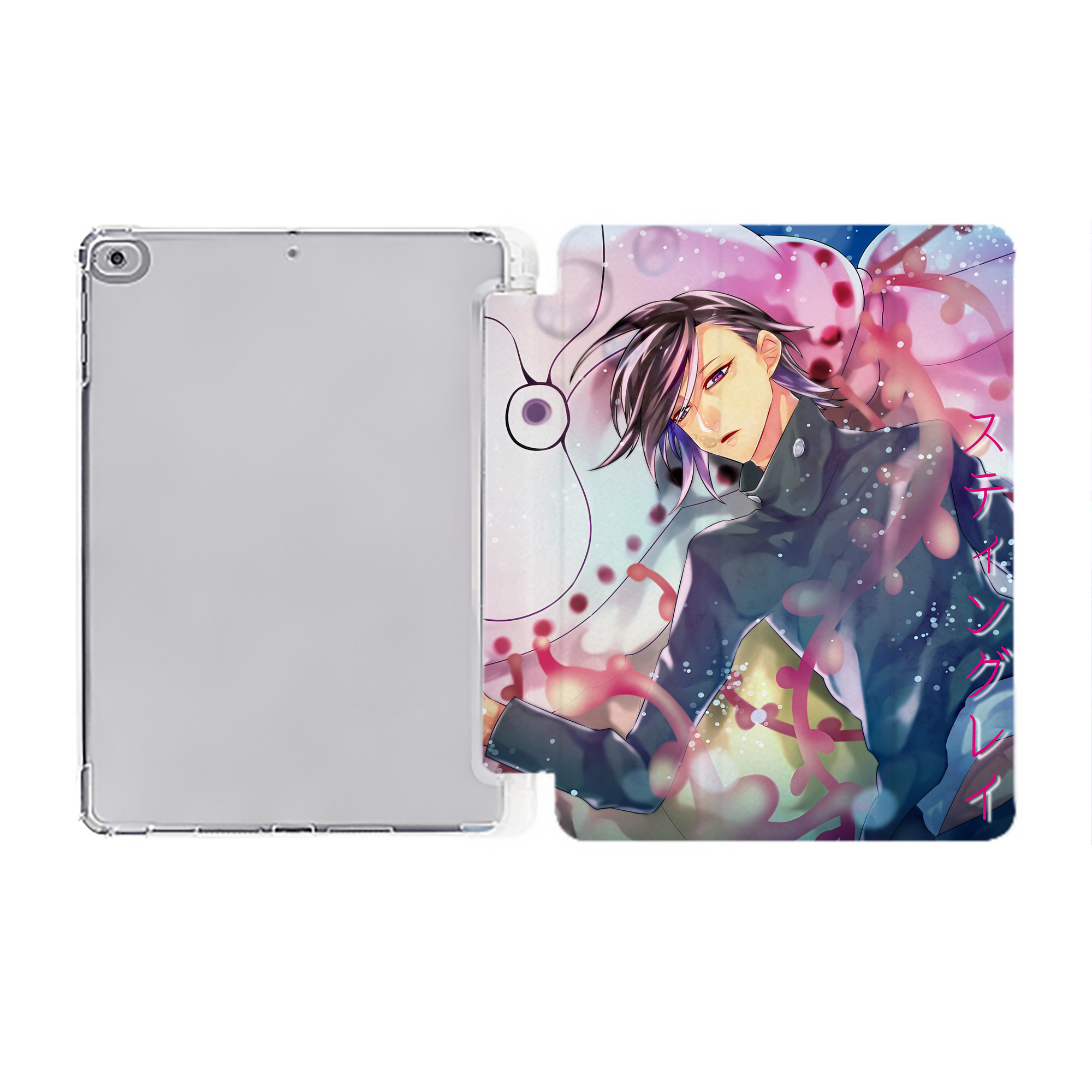 （画像用） SPY×FAMILY间谍家家酒 IPad ケース ペン収納付き 三つ折りスタンド PUレザー×シリコン 対応機種9.5/10.5/10.9インチ